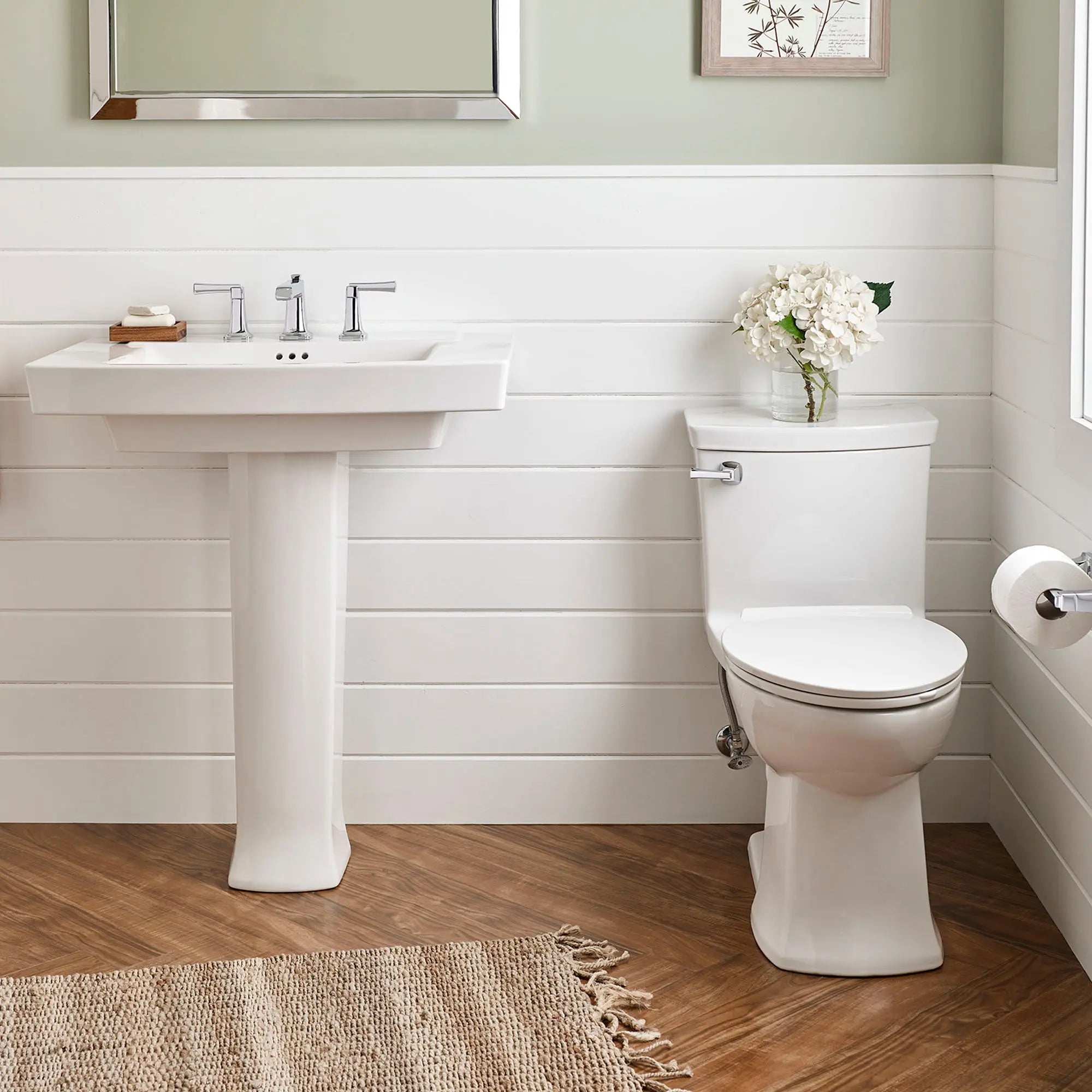 American Standard Townsend VorMax One-Piece 1.28 gpf/4.8 Lpf Chair Height Elongated Toilet with Seat 2922A104.020 - Plumbing Market