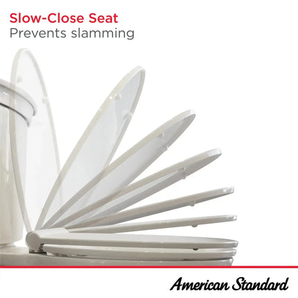 American Standard Transitional Slow-Close Round Front Toilet Seat 5503B00B.020 - Plumbing Market
