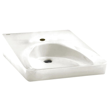 American Standard Wheelchair Wall-Hung Sink With Center Hole Only 9140047.02 - Plumbing Market