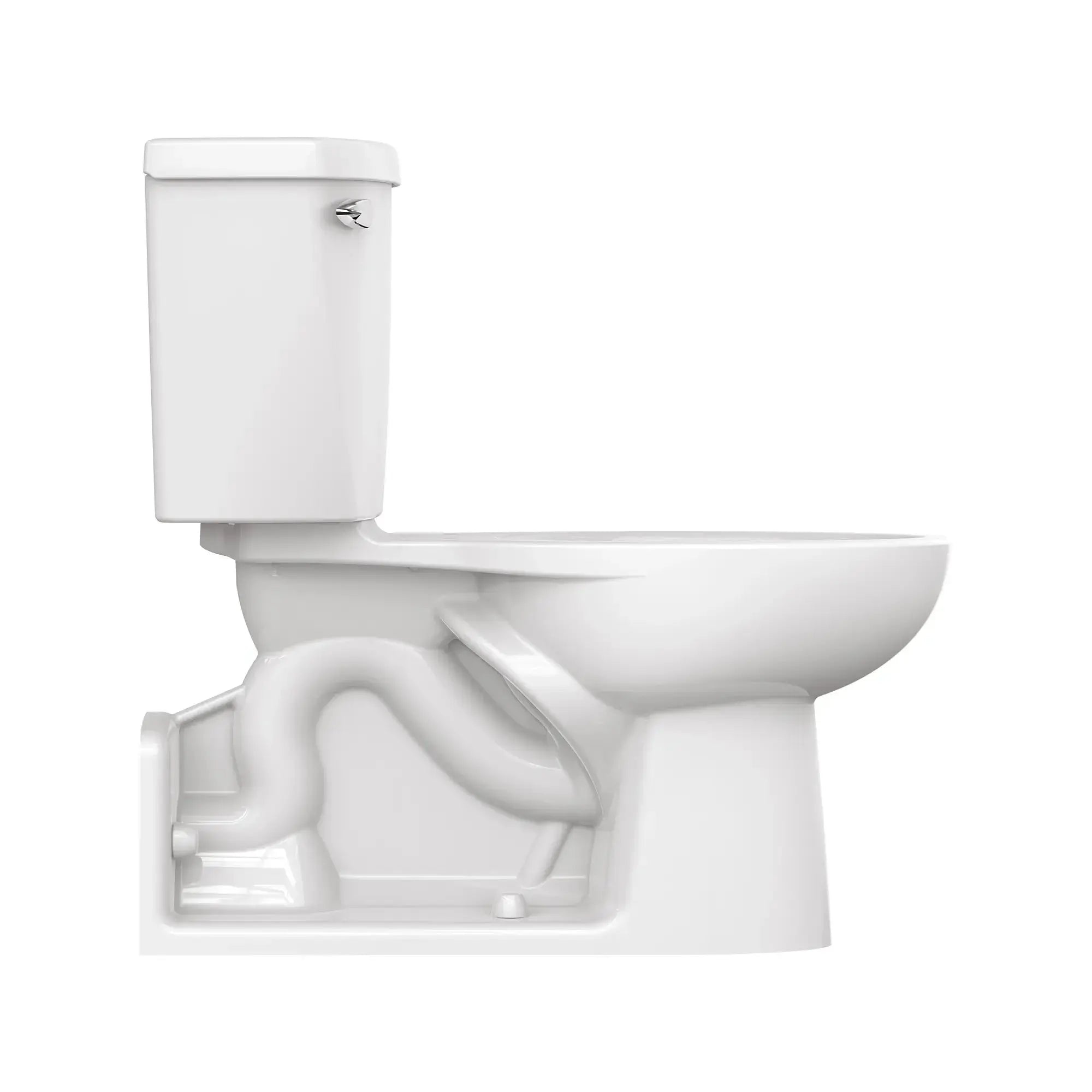 American Standard Yorkville Two-Piece Pressure Assist 1.6 gpf/6.0 Lpf Back Outlet Elongated EverClean Toilet Less Seat - Plumbing Market