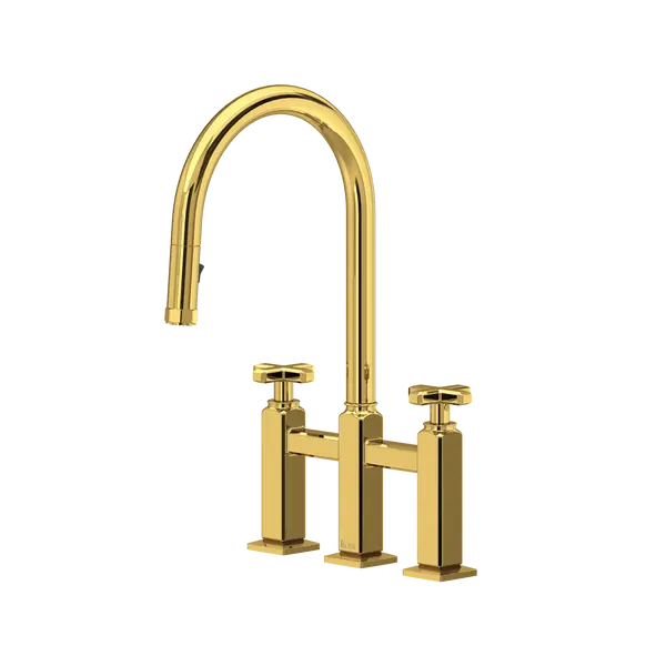 Apothecary™ Bridge Pull-Down Kitchen Faucet - Plumbing Market
