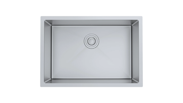 Aquaflo Essence 26" Handcrafted Single Bowl BAr/ Kitchen Sink with Basket Strainer - Plumbing Market