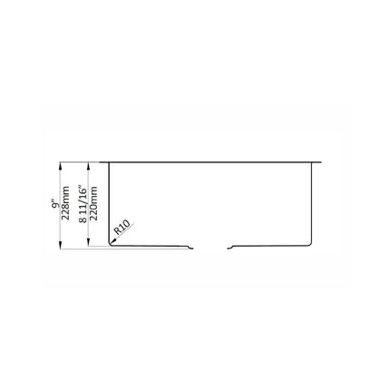 Aquaflo Essence 26" Handcrafted Single Bowl BAr/ Kitchen Sink with Basket Strainer - Plumbing Market