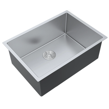 Aquaflo Essence 30" Handcrafted Single Bowl Kitchen Sink with Basket Strainer - Plumbing Market