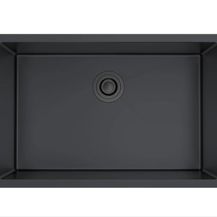 Aquaflo Essence 30" Handcrafted Single Bowl Kitchen Sink with Basket Strainer - Plumbing Market