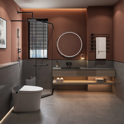 Aquaflo Full Integrated Auto Open and Close Smart Toilet - Plumbing Market