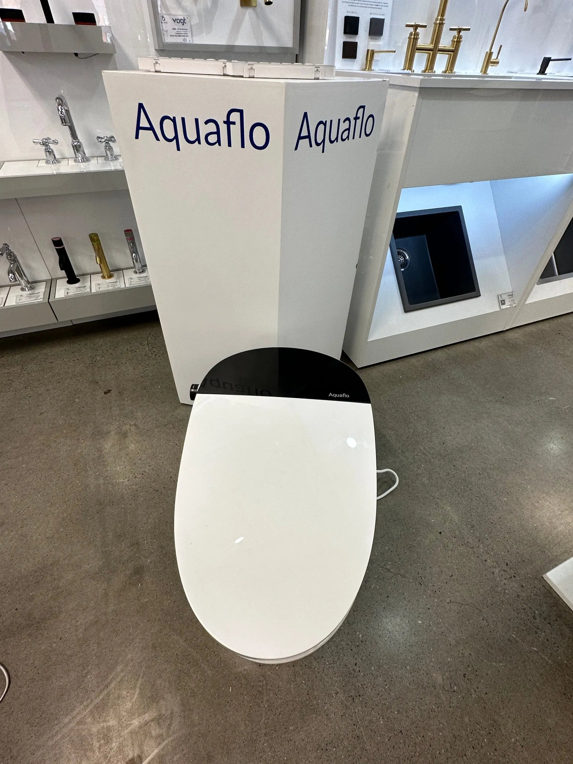 Aquaflo Full Integrated Auto Open and Close Smart Toilet - Plumbing Market