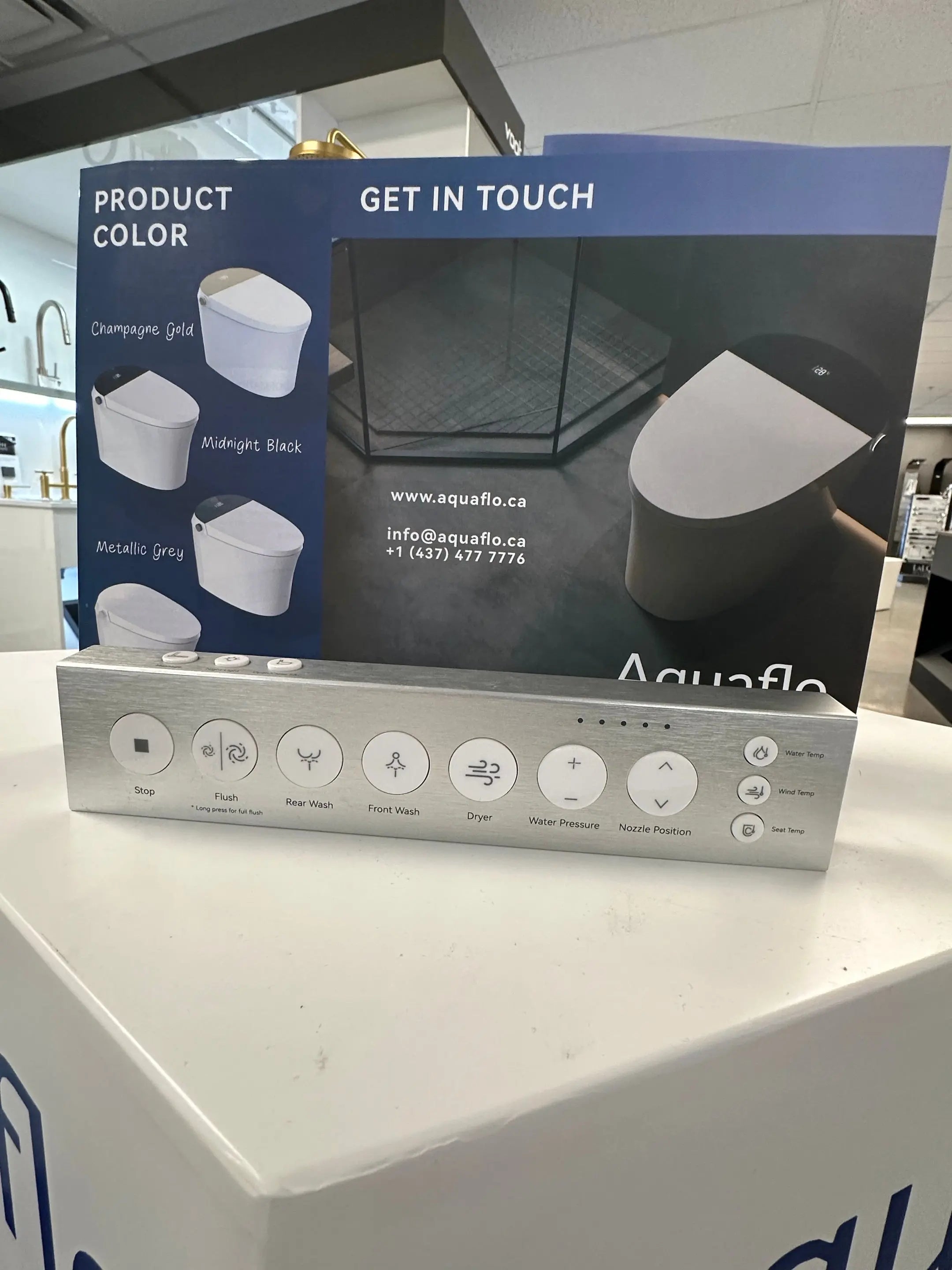 Aquaflo Full Integrated Auto Open and Close Smart Toilet - Plumbing Market