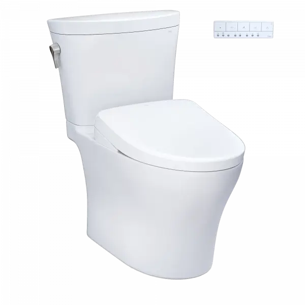 Aquia® IV Arc - WASHLET®+ S7A Two-Piece Toilet - 1.28 GPF & 0.9 GPF - Universal Height - Plumbing Market