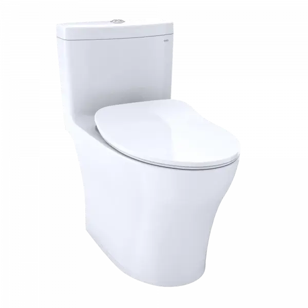 Aquia® IV One-Piece Toilet - 1.28 GPF & 0.8 GPF, Elongated Bowl - WASHLET+ Connection - Slim Seat - Plumbing Market