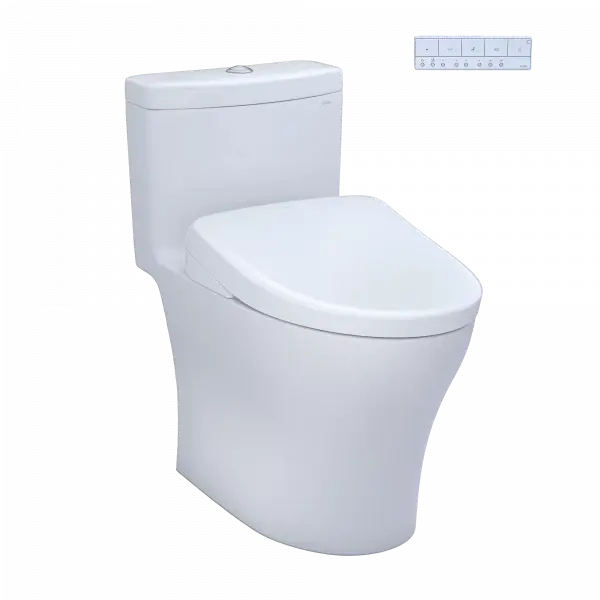 Aquia® IV - WASHLET®+ S7 One-Piece Toilet - 1.28 GPF & 0.9 GPF - Plumbing Market