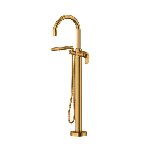 Arca™ Thermostatic Single  Hole Floor Mount Tub Filler Trim - Plumbing Market