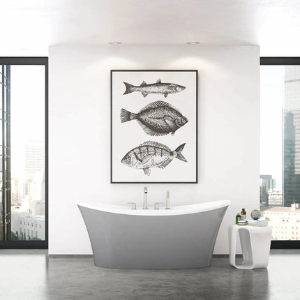 Ariosa 6636 Acrylic Freestanding Center Drain Bathtub in White with Sterling Silver Skirt - Plumbing Market