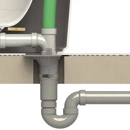 Ariosa 6636 Acrylic Freestanding Center Drain Bathtub in White with White Skirt - Plumbing Market