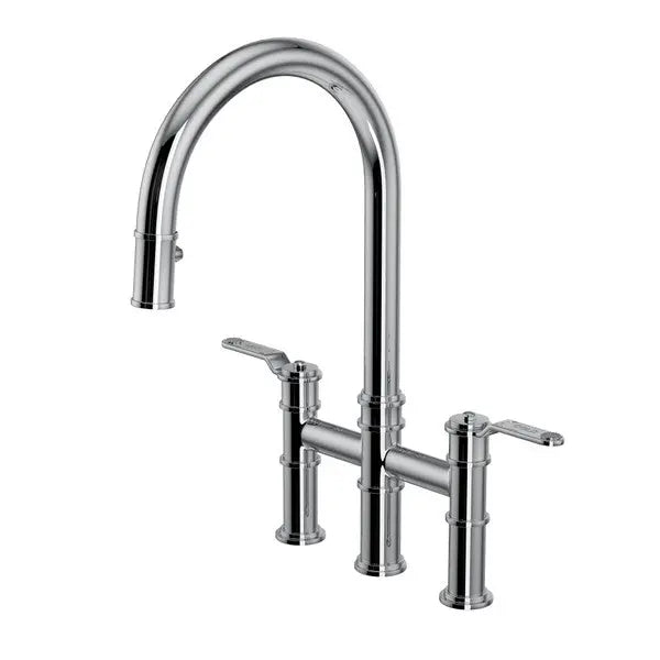 Armstrong™ Pull-Down Bridge Kitchen Faucet With C-Spout - Plumbing Market