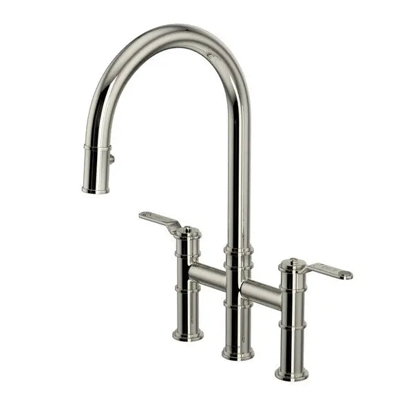 Armstrong™ Pull-Down Bridge Kitchen Faucet With C-Spout - Plumbing Market