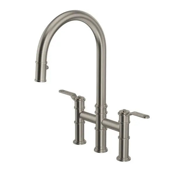 Armstrong™ Pull-Down Bridge Kitchen Faucet With C-Spout - Plumbing Market