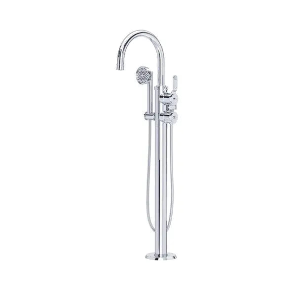 Armstrong™ Single Hole Floor Mount Tub Filler Trim With C-Spout - Plumbing Market