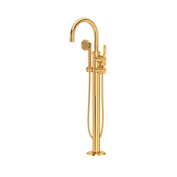 Armstrong™ Single Hole Floor Mount Tub Filler Trim With C-Spout - Plumbing Market