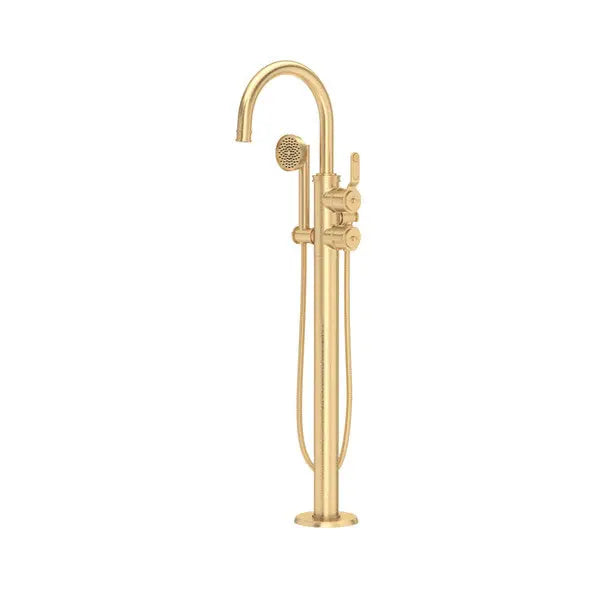 Armstrong™ Single Hole Floor Mount Tub Filler Trim With C-Spout - Plumbing Market