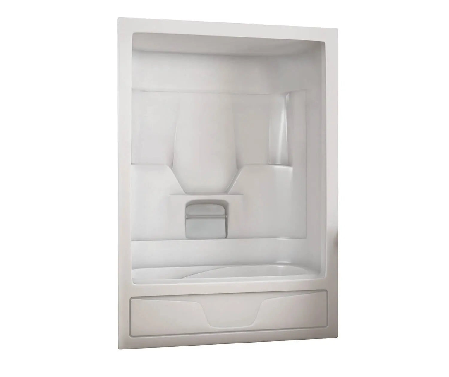 Aspen-3P 60 x 31 Acrylic Alcove Left-Hand Drain Three-Piece Tub Shower in White - Plumbing Market