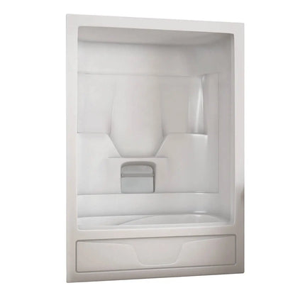 Aspen-3P 60 x 31 Acrylic Alcove Left-Hand Drain Three-Piece Tub Shower in White - Plumbing Market