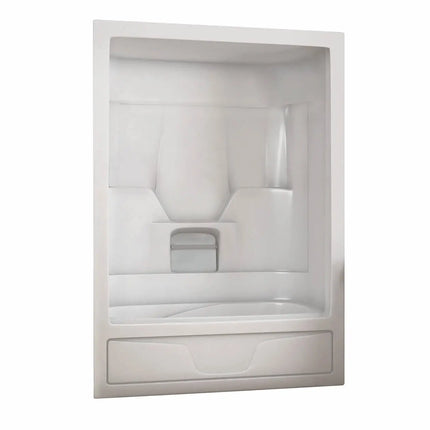 Aspen-3P 60 x 31 Acrylic Alcove Left-Hand Drain Three-Piece Tub Shower in White - Plumbing Market