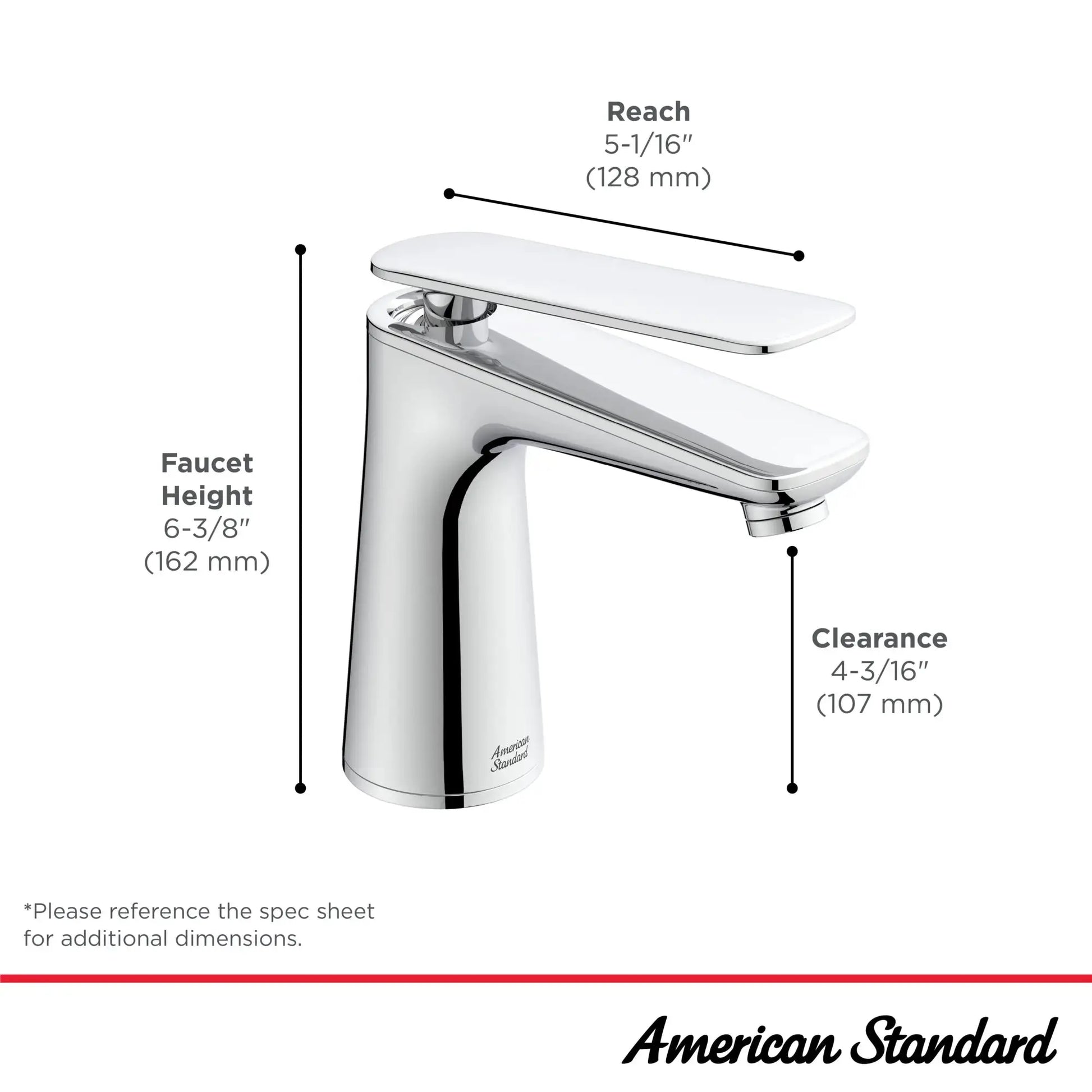 Aspirations Single-Handle Bathroom Faucet 1.2 gpm/ 4.5 L/min With Lever Handle Less Drain - Plumbing Market