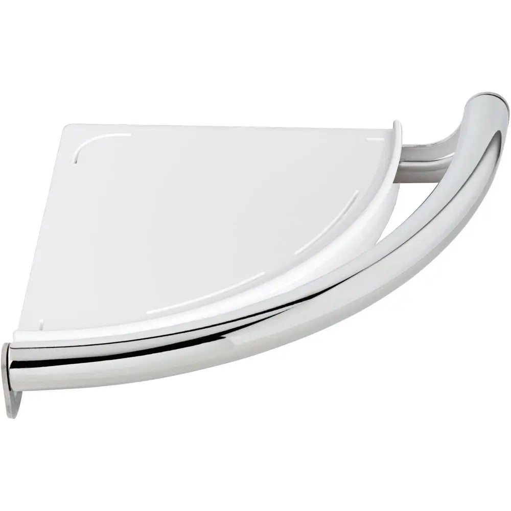 Delta Contemporary Corner Shelf W/Assist Bar - Ch 41516 - Plumbing Market