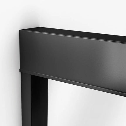 Aura 43-47 x 71 in. 8 mm Bypass Shower Door for Alcove Installation with Clear glass in Matte Black - Plumbing Market