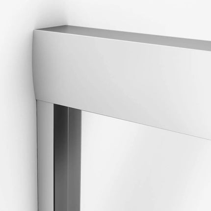 Aura SC 43-47 in. x 71 in. 8 mm Bypass Shower Door for Alcove Installation with Clear glass in Chrome - Plumbing Market
