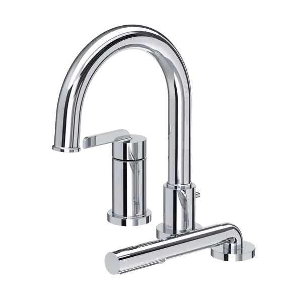 Authentica™ 3-Hole Pressure Balance Deck Mount Tub Filler Trim - Plumbing Market