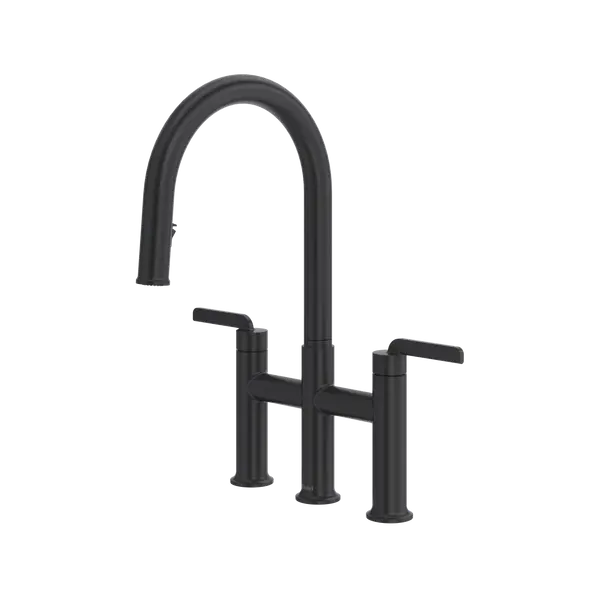 Authentica™ Bridge Pull-Down Kitchen Faucet With C-Spout - Plumbing Market