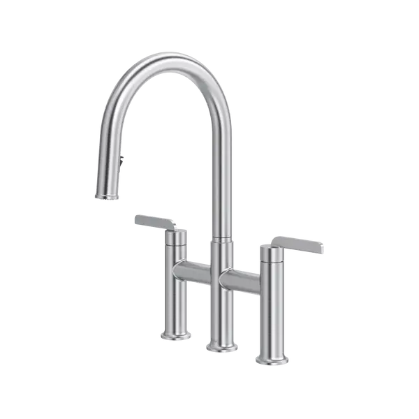 Authentica™ Bridge Pull-Down Kitchen Faucet With C-Spout - Plumbing Market