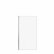 Axial 30 x 55 ½ in. 6 mm Tub Screen for Alcove Installation with Clear glass in Chrome - Plumbing Market