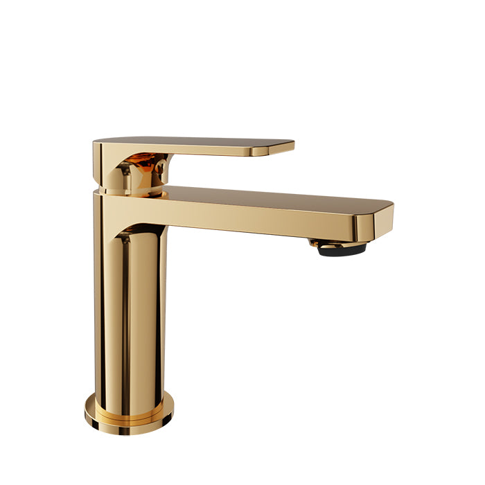 Baril PETITE B04 Single-Hole Lavatory Faucet, Drain Not Included B04-1005-00L in Gold