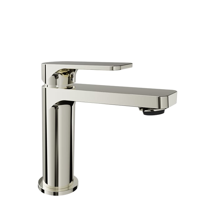 Baril PETITE B04 Single-Hole Lavatory Faucet, Drain Not Included B04-1005-00L in Polished Nickel