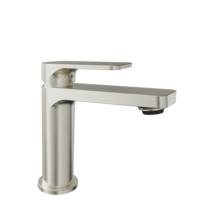 Baril PETITE B04 Single-Hole Lavatory Faucet, Drain Included B04-1005-1PL in Brushed Nickel