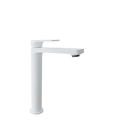 Baril PETITE B04 High Single-Hole Lavatory Faucet, Drain Not Included B04-1020-00L in White