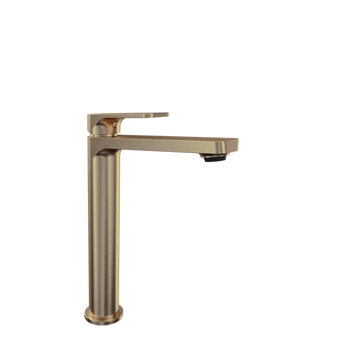 Baril PETITE B04 High Single-Hole Lavatory Faucet, Drain Not Included B04-1020-00L in Warm Gold