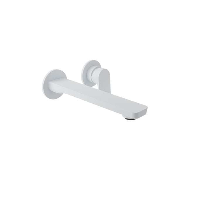 Baril PETITE B04 Single Lever Wall-Mounted Lavatory Faucet, Drain Not Included B04-8100-00L in White