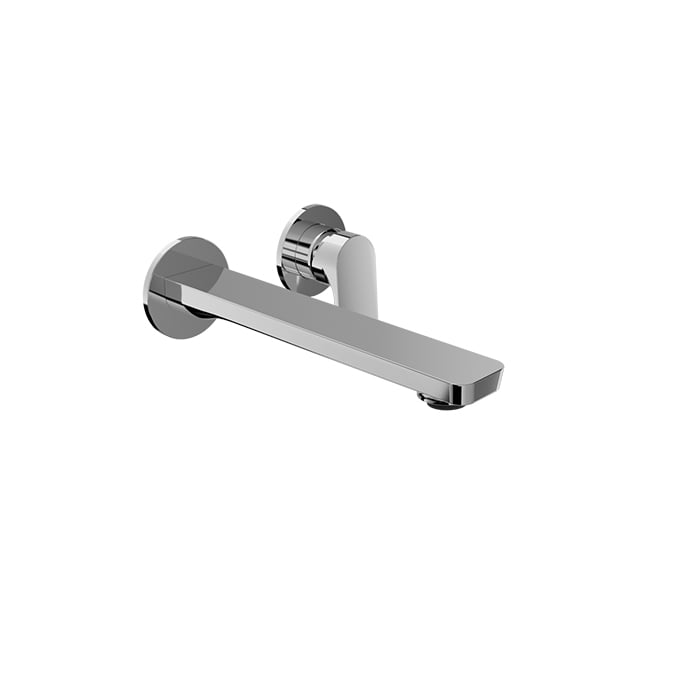 Baril PETITE B04 Single Lever Wall-Mounted Lavatory Faucet, Drain Not Included B04-8100-00L in Chrome