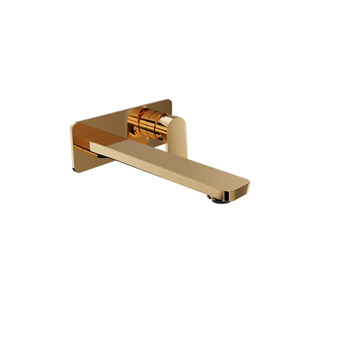 Baril PETITE B04 Single Lever Wall-Mounted Lavatory Faucet, Drain Not Included B04-8120-00L in Gold