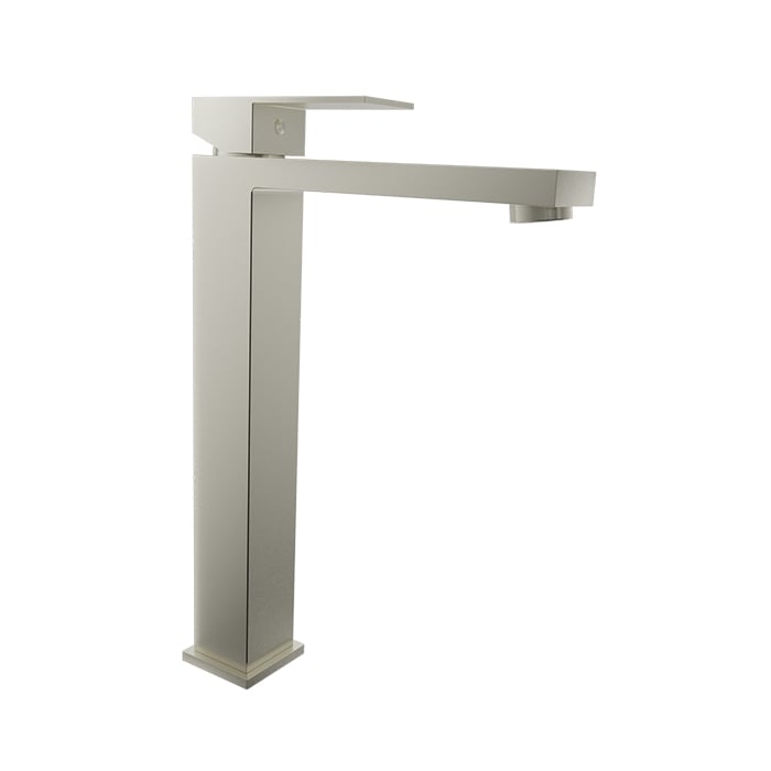 Baril REC B05 High Single-Hole Lavatory Faucet, Drain Not Included B05-1020-00L in Brushed Nickel