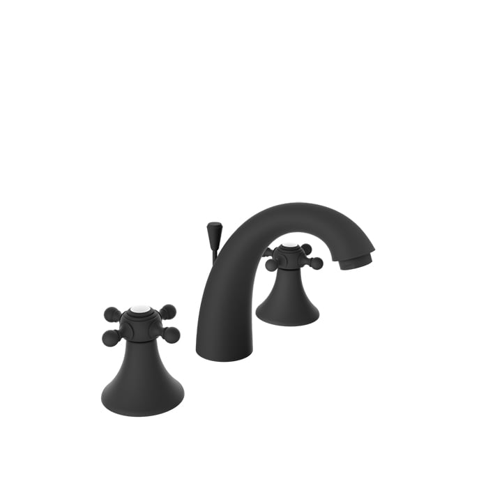 Baril NAUTICA B16 8" C/C Lavatory Faucet, Drain Included B16-8001-01L in Matte Black