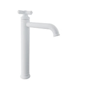Baril BEAUMONT B20 High Single-Hole Lavatory Faucet, Drain Not Included B20-1022-00L in White