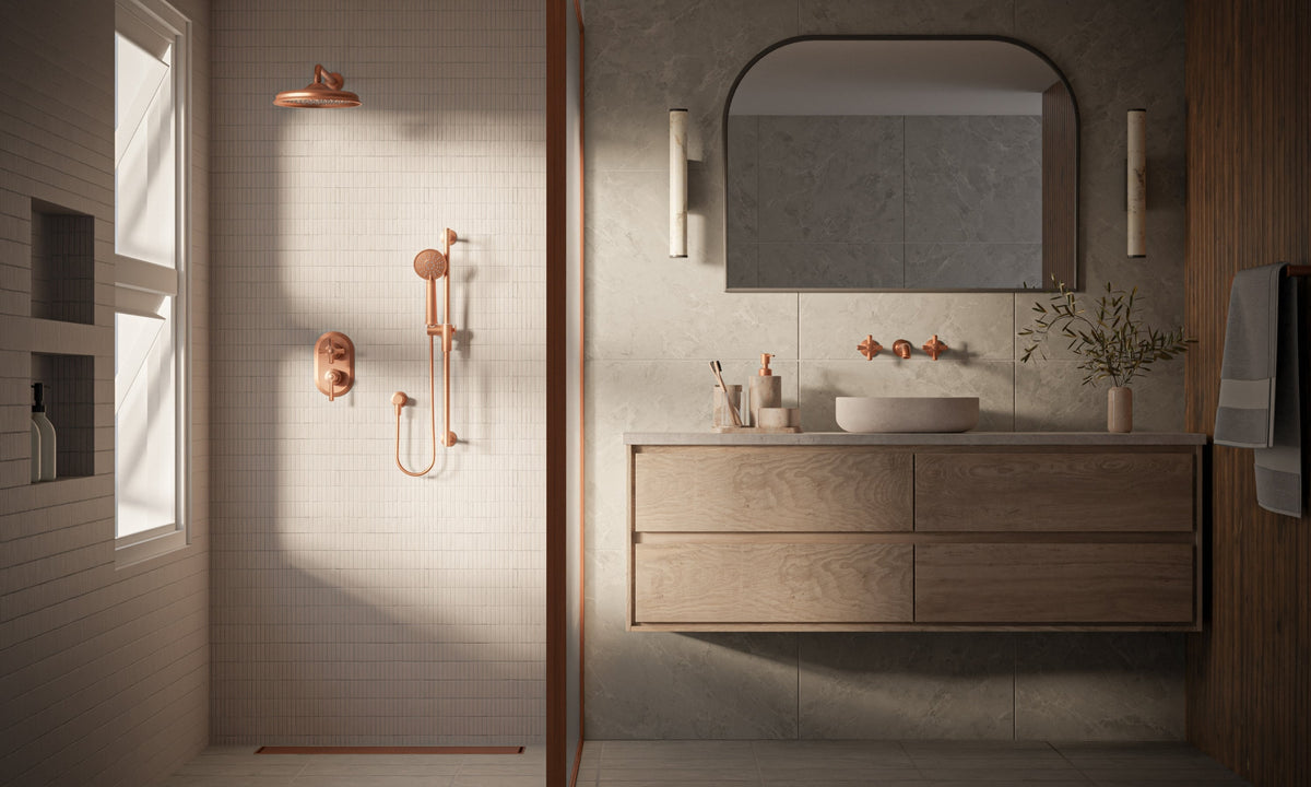 Baril BEAUMONT B20 Two Handles Wall-Mounted Lavatory Faucet, Drain Not Included B20-8042-00L (Baril photo)
