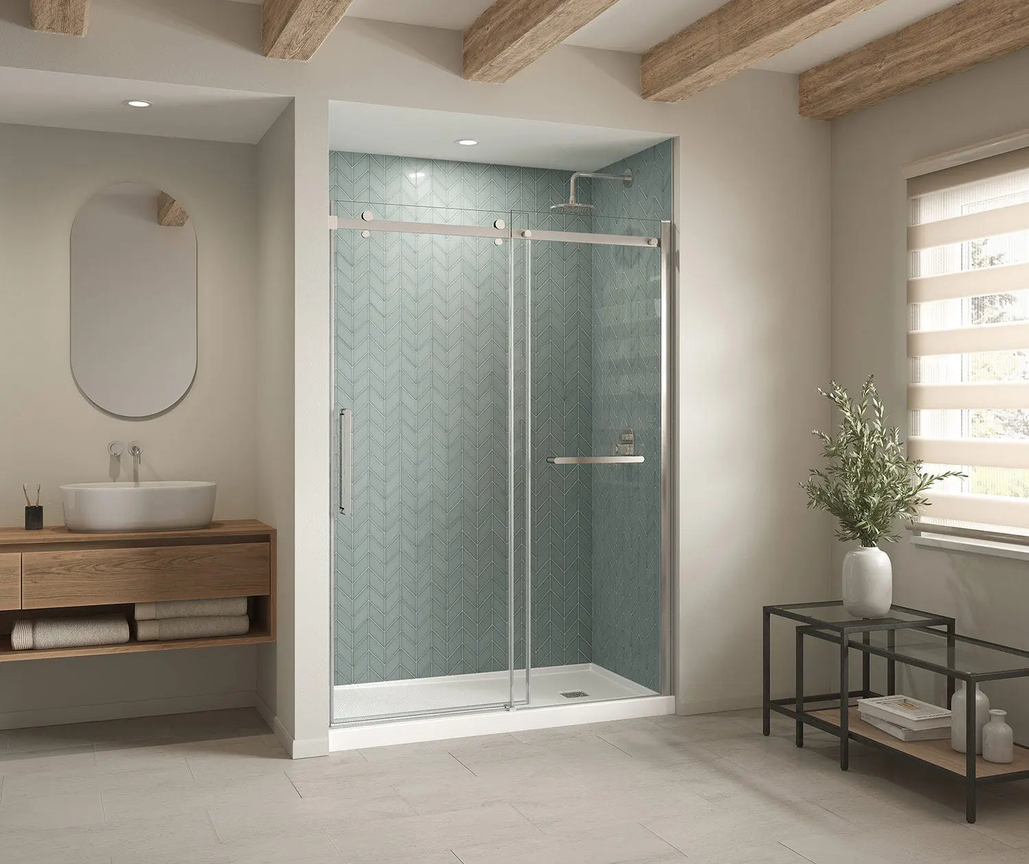 B3X 6032 Acrylic Alcove Shower Base with Right-Hand Drain in White - Plumbing Market