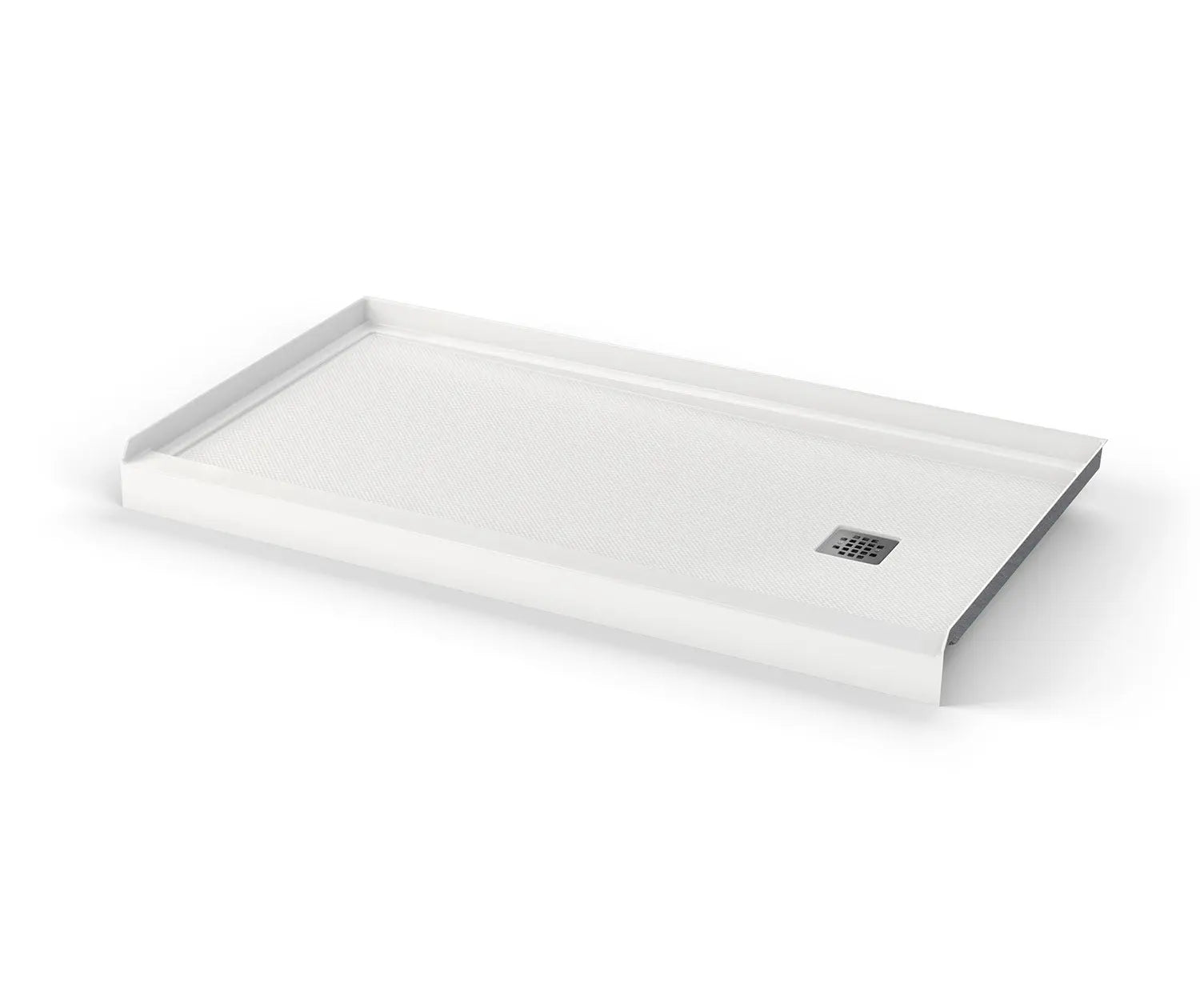B3X 6032 Acrylic Alcove Shower Base with Right-Hand Drain in White - Plumbing Market
