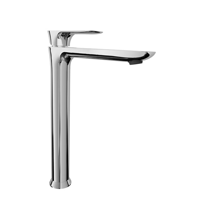 Baril SENS B45 High Single-Hole Lavatory Faucet, Drain Not Included B45-1020-00L in Chrome